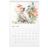 Calendrier Faune à l'aquarelle – Animaux australiens (Mar 2027)