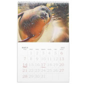 Calendrier Faune colorée Digital Animal Pop Art (Mar 2027)