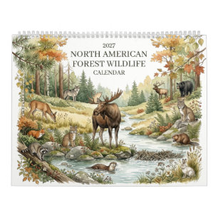Calendrier Faune d'Amérique du Nord - Optimisé Deux Pages 202