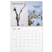 Calendrier Faune de Bornéo (Mar 2027)