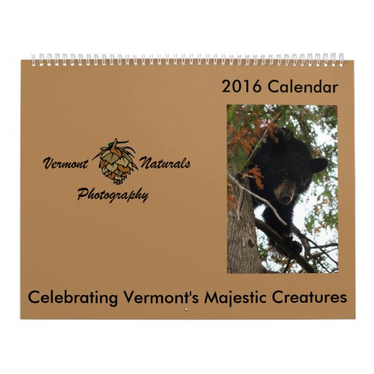 Calendrier Faune du Vermont (Protection)