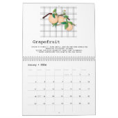 Calendrier Favorite Fruits (With nutritional info) (Jan 2026)