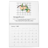 Calendrier Favorite Fruits (With nutritional info) (Jan 2027)