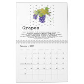 Calendrier Favorite Fruits (With nutritional info) (Feb 2027)