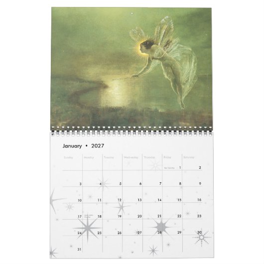 Calendrier Féerie (Jan 2027)