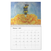 Calendrier féerique de fleur (Feb 2027)