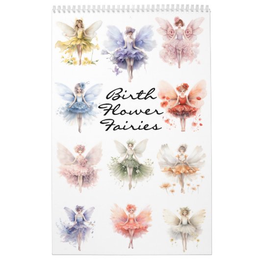 Calendrier Fées de fleurs de naissance (Protection)
