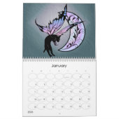 Calendrier Fées d'ombre et chats cosmiques (Jan 2026)