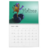 Calendrier Fées noires 2026 (Mar 2026)