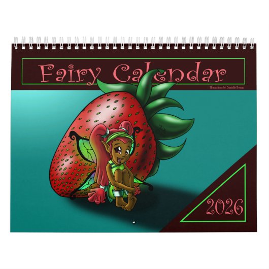 Calendrier Fées noires 2026 (Protection)