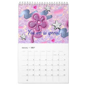 Calendrier féminin (Jan 2027)