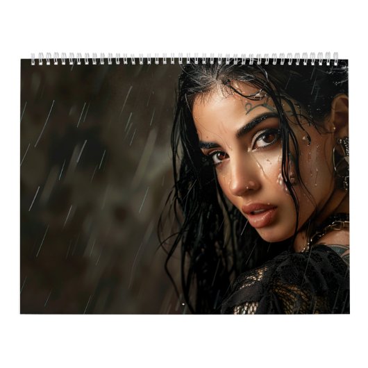 Calendrier Femme Pluie (Protection)