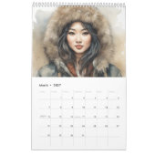 Calendrier Femmes et saisons 2024 (Mar 2027)