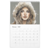 Calendrier Femmes et saisons 2024 (Feb 2027)