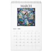 Calendrier Fenêtre Angels en verre tendu 2026 Personnalisé (Mar 2026)