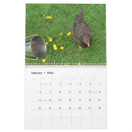 Calendrier Ferme et pays (Feb 2026)