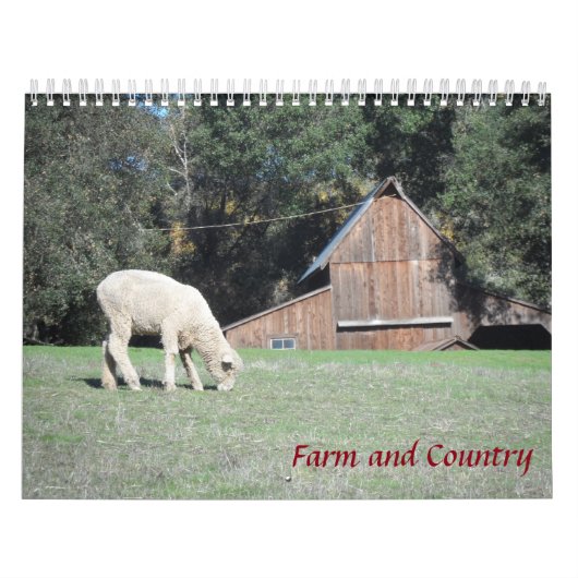 Calendrier Ferme et pays (Protection)