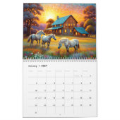 Calendrier Fermes Équestres (Jan 2027)