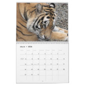 Calendrier Fermez-vous se lève des visages 2014 d'animal (Mar 2026)