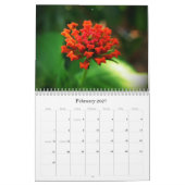Calendrier feuille de banane verte (Feb 2027)