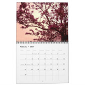 Calendrier feuille de bananier vert (Feb 2027)