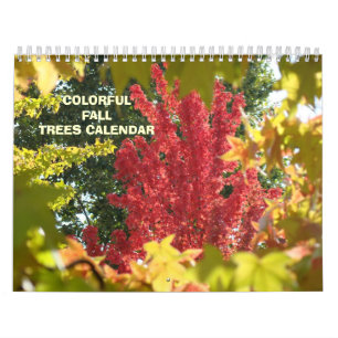 CALENDRIER Feuilles d'AUTOMNE Arbres d'automne Cal