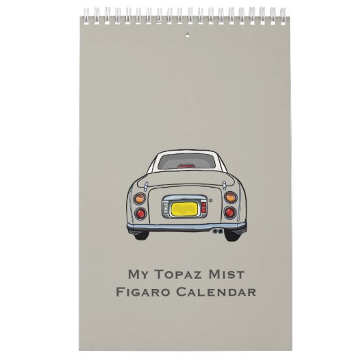 Calendrier Figarations jolies Topaz Mist Figaro Garage de voi (Protection)