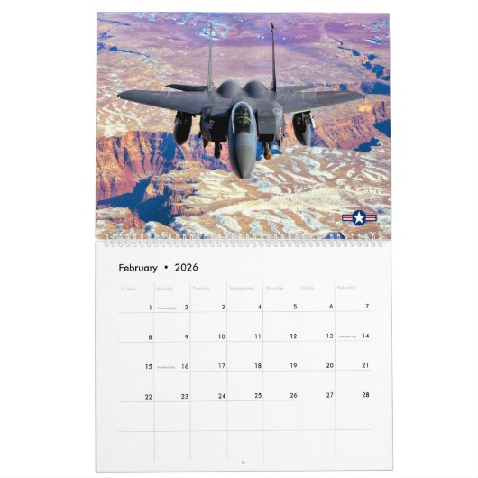 CALENDRIER FIGHTER JETS INTERNATIONAL (Feb 2026)