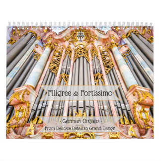 Calendrier Filigree & Fortissimo – Majestueux orgue à tuyaux