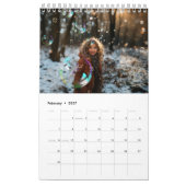 Calendrier Fille de toutes les saisons (Feb 2027)