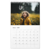 Calendrier Fille de toutes les saisons (Mar 2027)