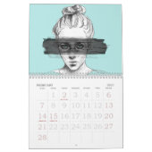 Calendrier Fille féminine Illustrations originales art Artist (Feb 2027)