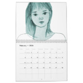 Calendrier Fille mignonne japonaise MANGA (Feb 2026)