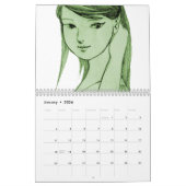 Calendrier Fille mignonne japonaise MANGA (Jan 2026)