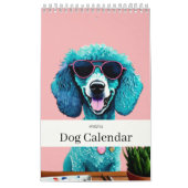 Calendrier Fille rose chien (Protection)