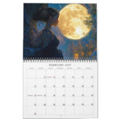 Calendrier Filles du clair de lune Fantastique 2027 (Feb 2027)