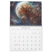Calendrier Filles du clair de lune Fantastique 2027 (Jan 2027)