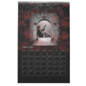 Calendrier Filles gothiques 2023 (Jan 2026)