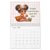 Calendrier Fillettes Fantaisistes en Robe de Fruit (Jan 2027)