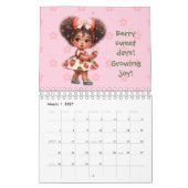 Calendrier Fillettes Fantaisistes en Robe de Fruit (Mar 2027)