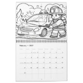 Calendrier Firehouse Heroes Coloring 2025/2026 (Feb 2027)