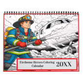 Calendrier Firehouse Heroes Coloring 2025/2026 (Protection)