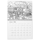 Calendrier Firehouse Heroes Coloring 2025/2026 (Jan 2026)