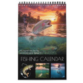 Calendrier Fishing Calendar 2026 / Fish Photo Calendar (Protection)