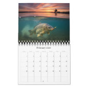Calendrier Fishing Calendar 2026 / Pro, Fish Photo Calendar (Feb 2026)