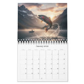 Calendrier Fishing Calendar 2026 / Pro, Fish Photo Calendar (Jan 2026)