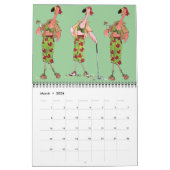 Calendrier Flamants roses (Mar 2026)