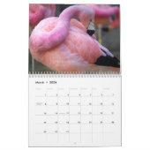Calendrier Flamants roses 2025 (Mar 2026)
