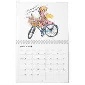 Calendrier Fleur (Mar 2026)