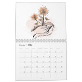 Calendrier Fleur (Jan 2026)